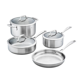 Spirit 3-Ply 7-Piece Stainless Steel Cookware Set