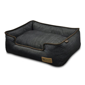 Urban Denim Lounge Pet Bed - Brown - Large
