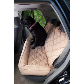 Quilted Back Seat Protector with Bolster