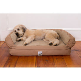EZ Wash Fleece Pet Bed with Headrest