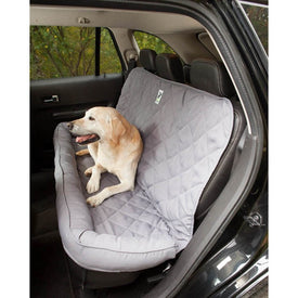 Quilted Back Seat Protector with Bolster