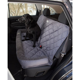 Quilted Back Seat Protector with Fleece Bolster