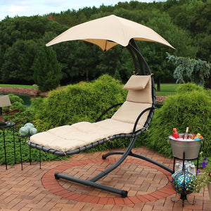 CHL-BEIGE Outdoor/Patio Furniture/Outdoor Chaise Lounges