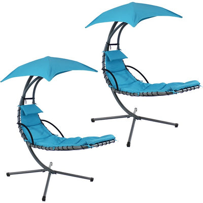 Product Image: HH-FLC-TEAL-2PK Outdoor/Patio Furniture/Outdoor Chaise Lounges