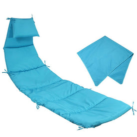 Hanging Lounge Chair Replacement Cushion and Umbrella - Teal