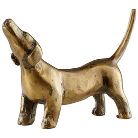Pointed Loyalty Dog Sculpture