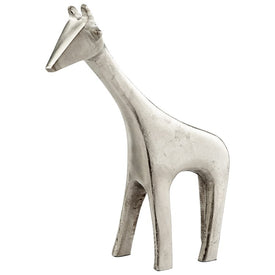 Nickel Neck Small Giraffe Sculpture