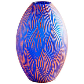 Fused Groove Large Vase