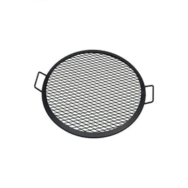 X Marks 22" Round Steel Mesh Fire Pit Cooking Grill Grate