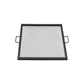 X-Marks Square Steel Fire Pit Cooking Grill Grate