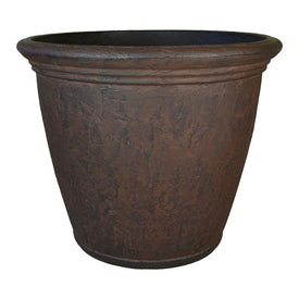 Anjelica 16" Outdoor Flower Pot Planter - Rust