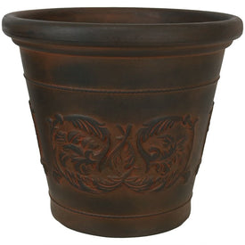 Arabella 16" Outdoor Flower Pot Planter - Rust