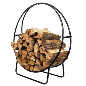 40" Steel Firewood Log Hoop