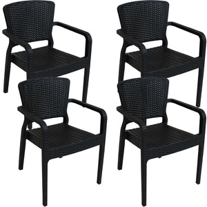 TLA-767-4PK Outdoor/Patio Furniture/Outdoor Chairs