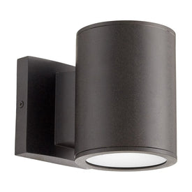 Cylinder Two-Light LED Outdoor Wall Sconce