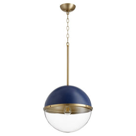 12" Single-Light Globe Pendant