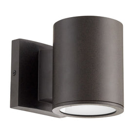 Cylinder Single-Light LED Outdoor Wall Sconce