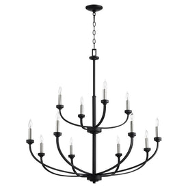 Reyes Twelve-Light Two-Tier Chandelier