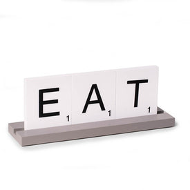 Eat Scrabble Design Sign