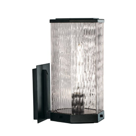 Polygon Single-Light Large Outdoor Wall Sconce