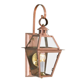 Olde Colony Single-Light Outdoor Copper Wall Lantern