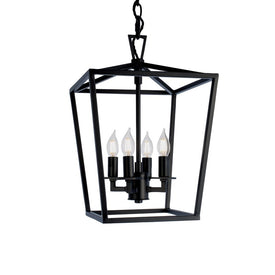 Cage Four-Light Small Pendant