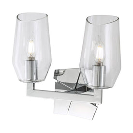 Gaia Two-Light Bathroom Vanity Fixture