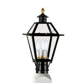 Lexington Three-Light Medium Outdoor Post Lantern