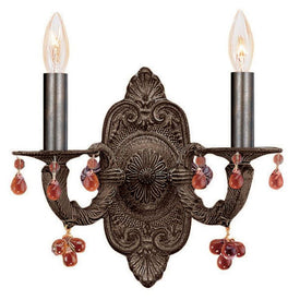 Paris Market Two-Light Amber Wall Sconce