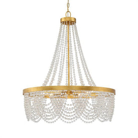 Fiona Four-Light Chandelier with Beads