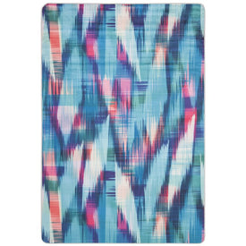 Rug Indoor/Outdoor 5'1" x 7'6" Turquoise/Fuchsia Rectangular Polyester DAY118R