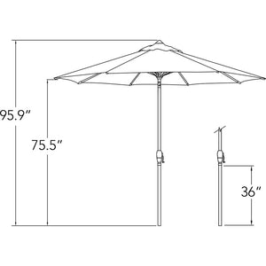 SSUM91-0900-A56095 Outdoor/Outdoor Shade/Patio Umbrellas