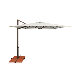 Skye 8.6' Square Cantilever Umbrella with Cross Bar Stand