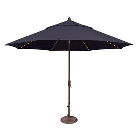 Lanai Pro 11' Octagonal Auto Tilt Umbrella with Starlights