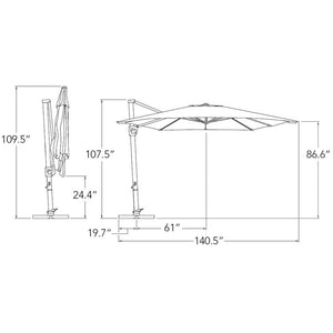 SSAD45SL-10SQ00-A5422 Outdoor/Outdoor Shade/Patio Umbrellas