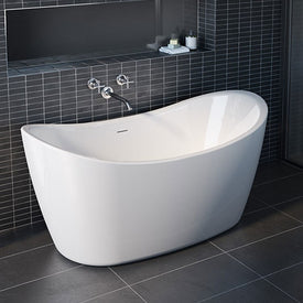 Arpeggio Petite 59" x 31.5" x 28.5" Freestanding Bathtub