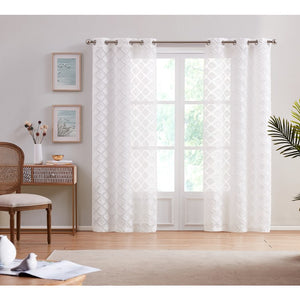 96KATIE76WH Decor/Window Treatments/Curtains & Drapes