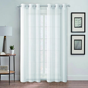 AUN7684WH Decor/Window Treatments/Curtains & Drapes