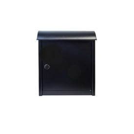 Leece Wall-Mounted Mailbox - Black with Combo Lock