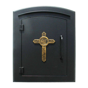 MAN-1403-BL Outdoor/Mailboxes & Address Signs/Mailboxes