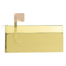 Provincial Collection Brass Rural Mailbox - Smooth Polished Brass