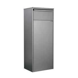Allux Series 800 Mail and Parcel Box with Rear Locking Door - Black