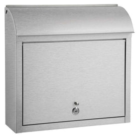 Compton Locking Mailbox - Stainless Steel - Riverbend Home