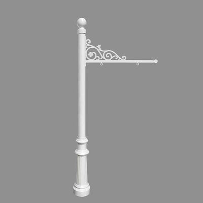 Product Image: REPST-804-WHT Outdoor/Mailboxes & Address Signs/Address Sign Posts
