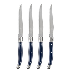 Laguiole Steak Knives Set of 4 - Navy Blue