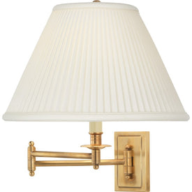 Kinetic Brass Single-Light Wall Lamp