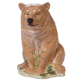 Mountain Retreat 3-D Bear Cookie Jar