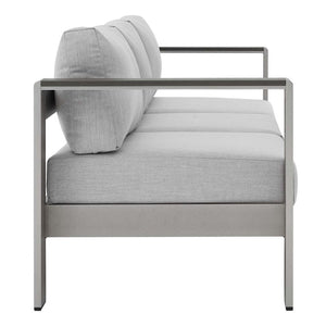 EEI-4228-SLV-GRY Outdoor/Patio Furniture/Outdoor Sofas