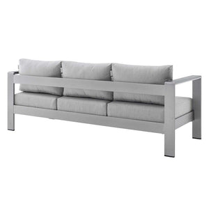 EEI-4228-SLV-GRY Outdoor/Patio Furniture/Outdoor Sofas