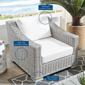 EEI-3972-LGR-WHI Outdoor/Patio Furniture/Outdoor Chairs